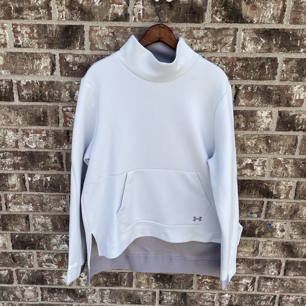 Under Armour Pullover Women XL UA Move Move Sweatshirt Mock Neck Cold Weather